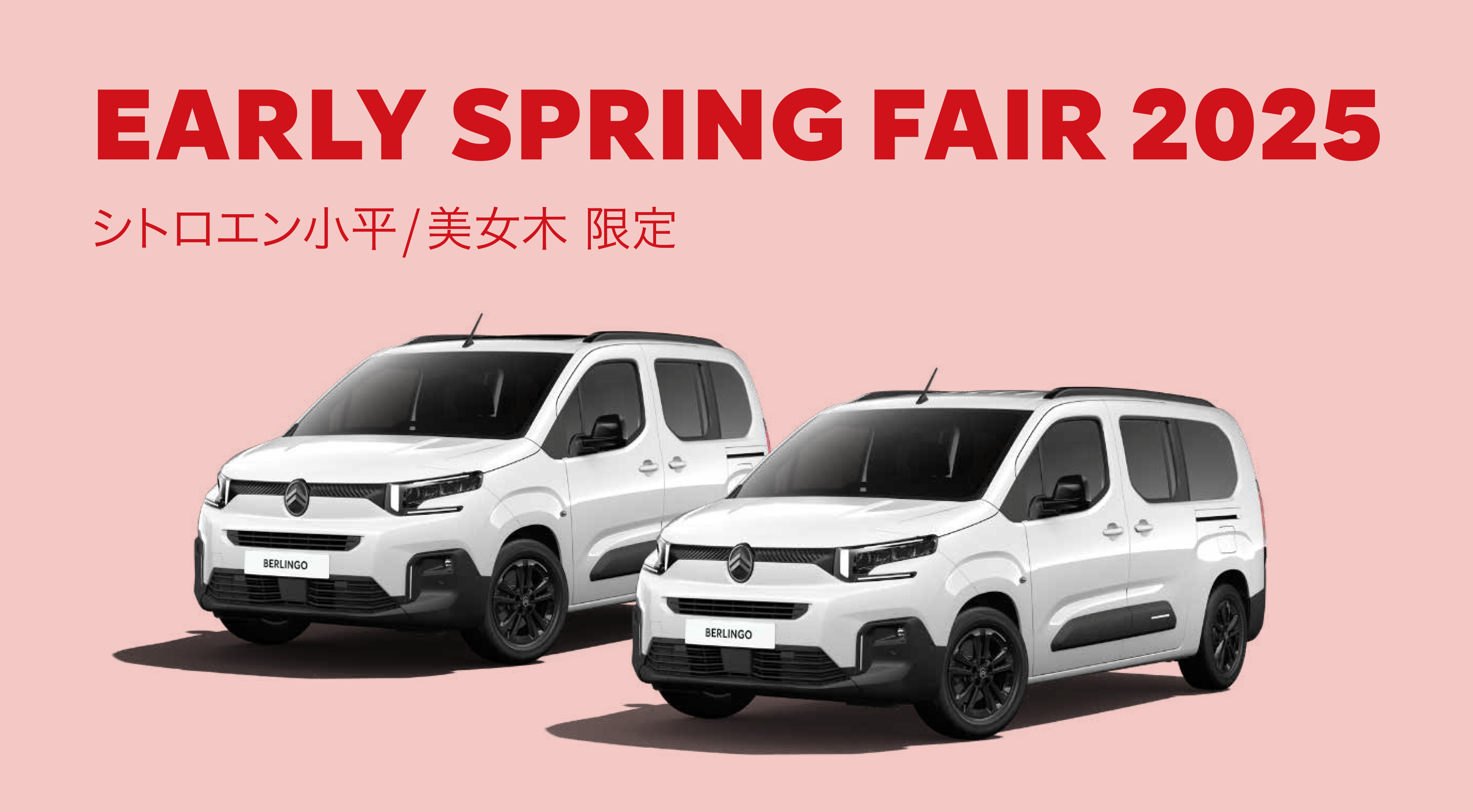 CITROËN EARLY SPRING FAIR 2025 小平・美女木限定 